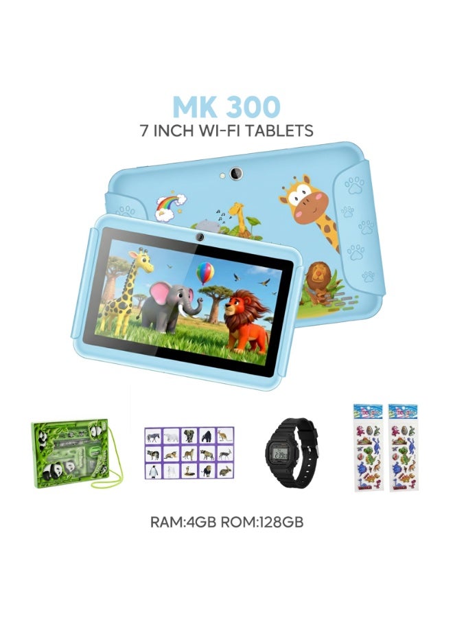 MK300 Kids Tablet – 7 Inch Display – Wi-Fi – 4GB RAM – 128GB Storage – 5000mAh